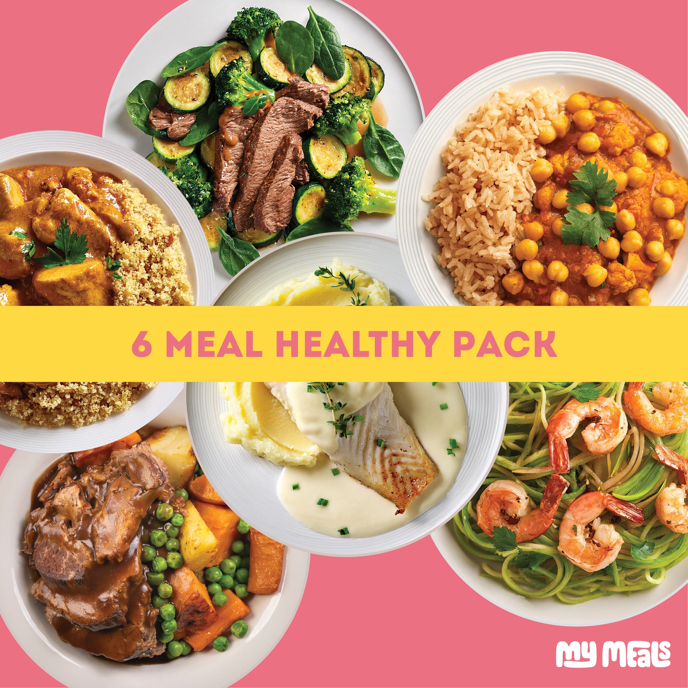 6 Meal Healthy Home Delivered Pack | Healthy Ready Made Meal Delivery ...