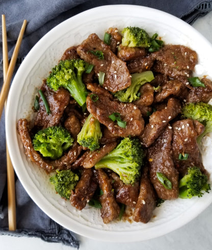 Beef with Garlic Greens (Keto)