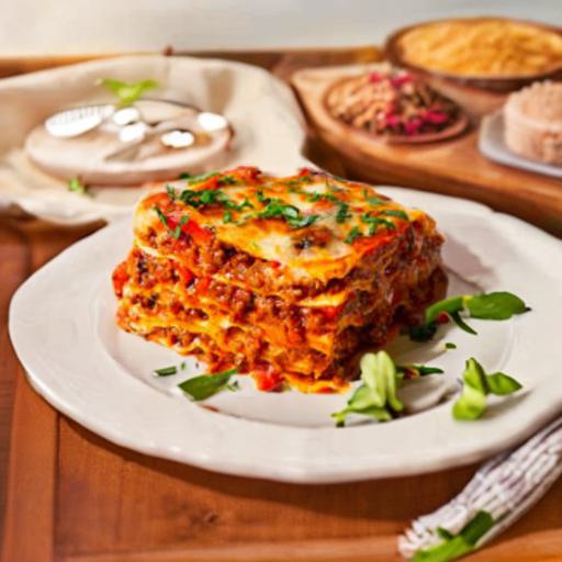 Beef & Ricotta Lasagne with Vegetables