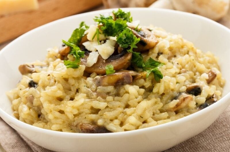 Roast Chicken & Mushroom Risotto