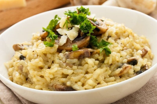 Roast Chicken & Mushroom Risotto