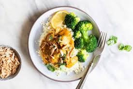 Mango Chicken with Broccoli Rice & Vegetables (Keto)